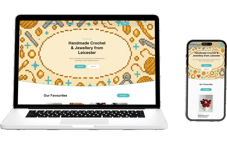 A computer screen showing a website preview